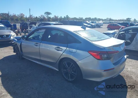 2022 Honda Civic Sport из США, поврежденный, VIN 2HGFE2F54NH593814